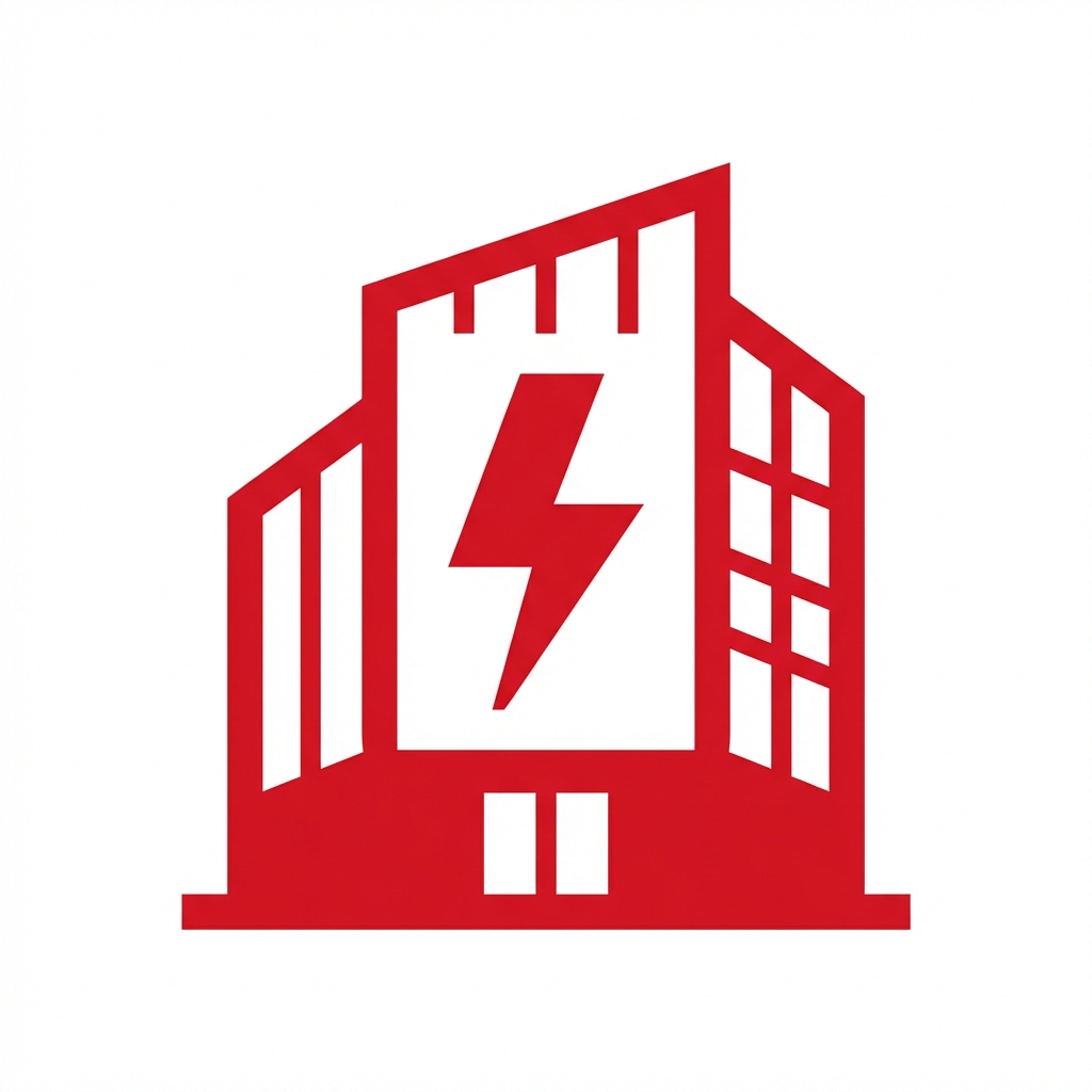 Commercial electrical services icon